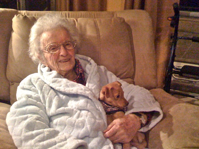 Lois, Christmas, 2008, at family gathering in Conroe, Texas