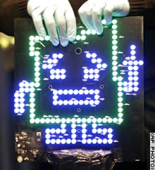 Lite-Brite marketing campaign sign 